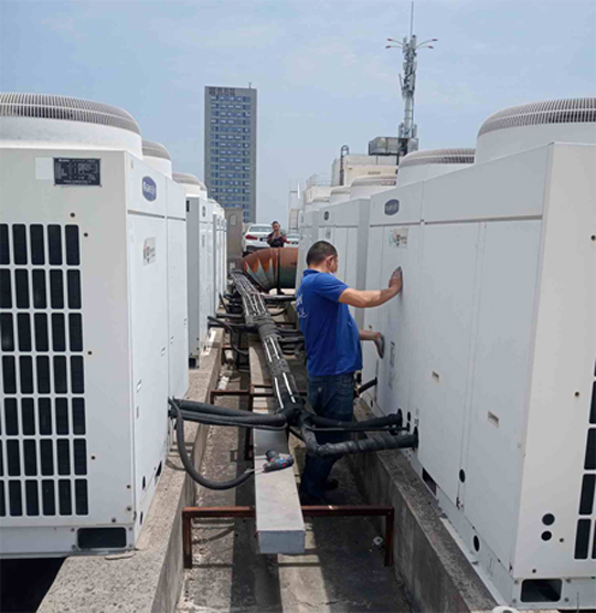 大连市中央空调制热和不制冷系统维修方法